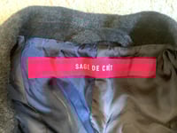 Image 3 of Sage de Cret plaid wool blazer, patchwork lining, made in Japan, size M