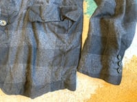 Image 6 of Sage de Cret plaid wool blazer, patchwork lining, made in Japan, size M