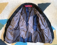 Image 4 of Sage de Cret plaid wool blazer, patchwork lining, made in Japan, size M