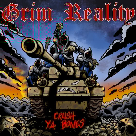 Image of Grim Reality - Crush Ya Bones 7''