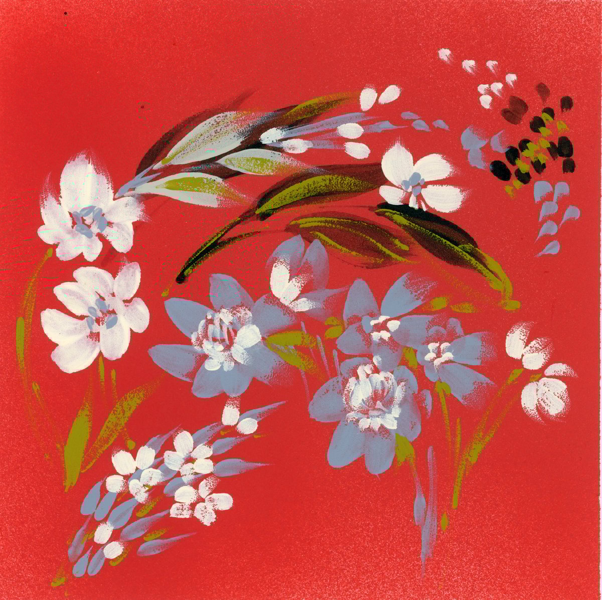 Image of Vermilion Berry Blossom Ornament