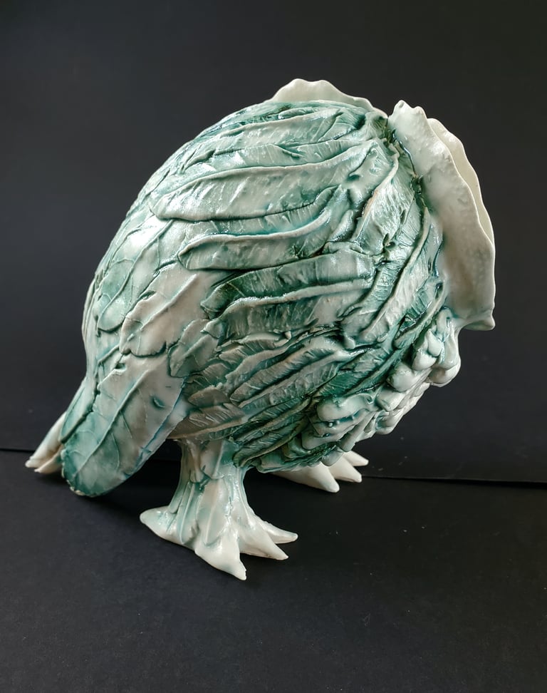 Snowy Feathered Owl #2 Image 4