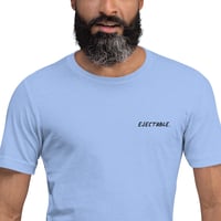 Image 3 of EJECTABLE. (Black Embroidered Shirt)