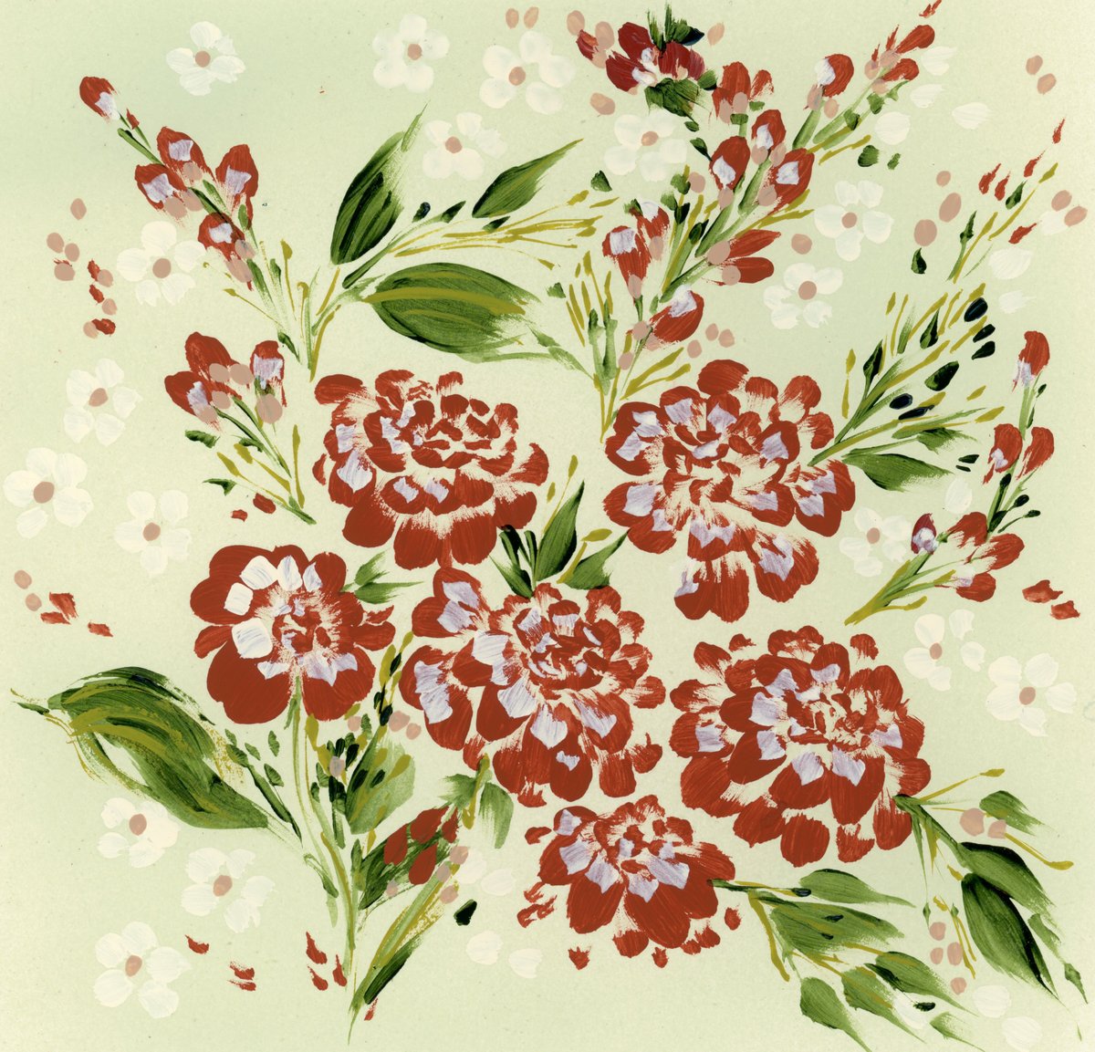 Image of Golden Sage Meadow Ornament