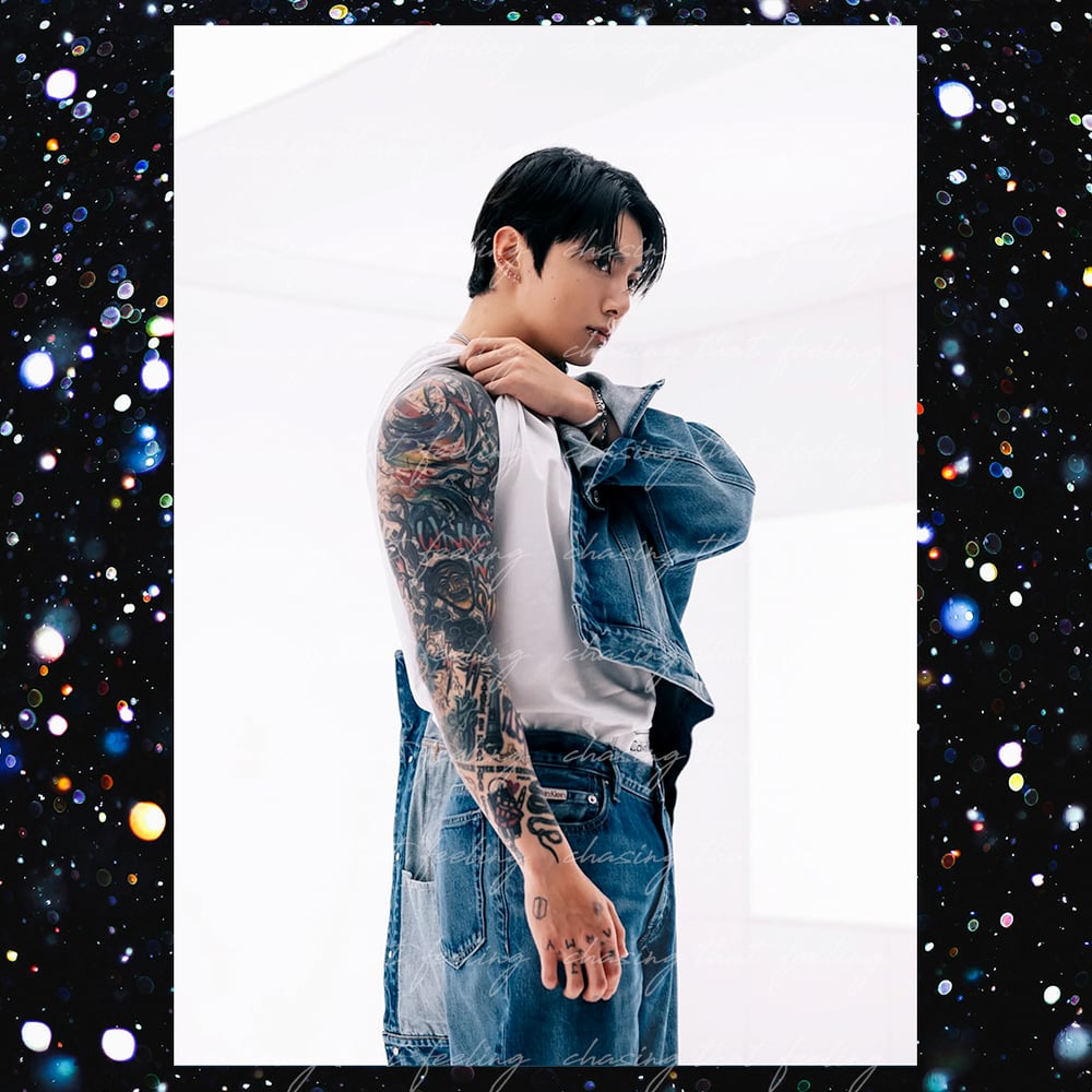 Image of Jungkook X Calvin Klein (Holiday Campaign) Behind