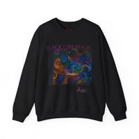 Image 2 of Black Girl Magic Sweatshirt - Black