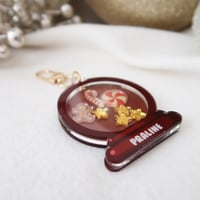 Image 2 of SNOWGLOBE SHAKER KEYCHAIN