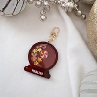 Image 3 of SNOWGLOBE SHAKER KEYCHAIN