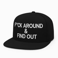F*ck Around & Find Out Snapback White 