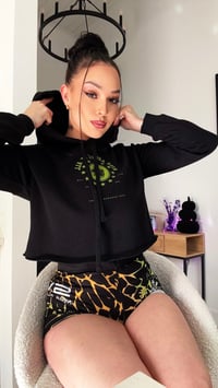 Image 11 of Rise Above Womens Cropped Hoodie