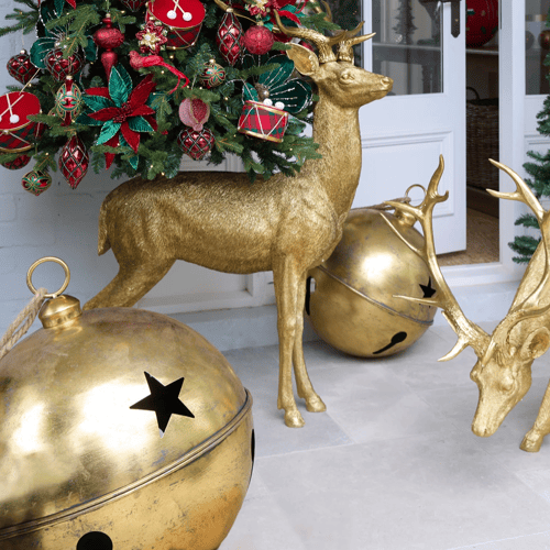 Image of Oversized Bell - Antique Gold