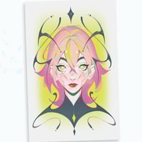 Image 1 of acid pink | print