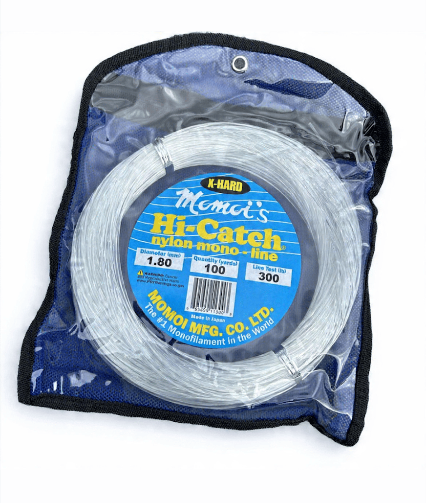 200 lb mono fishing line SpearPro 300lb (1.8mm) Monofilament Kit 50 Feet & 10 Copper Crimps / Black When it comes to the crucial factors of knot strength and abrasion resistance SeaTech Heavy Mono Fishing Line