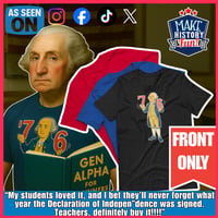 Image 1 of Adult - The Original 6-7 7-6 George Washington Shirt