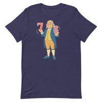 Image 4 of Adult Benjamin "Benny Bolts" Franklin '7-6 SHIRT