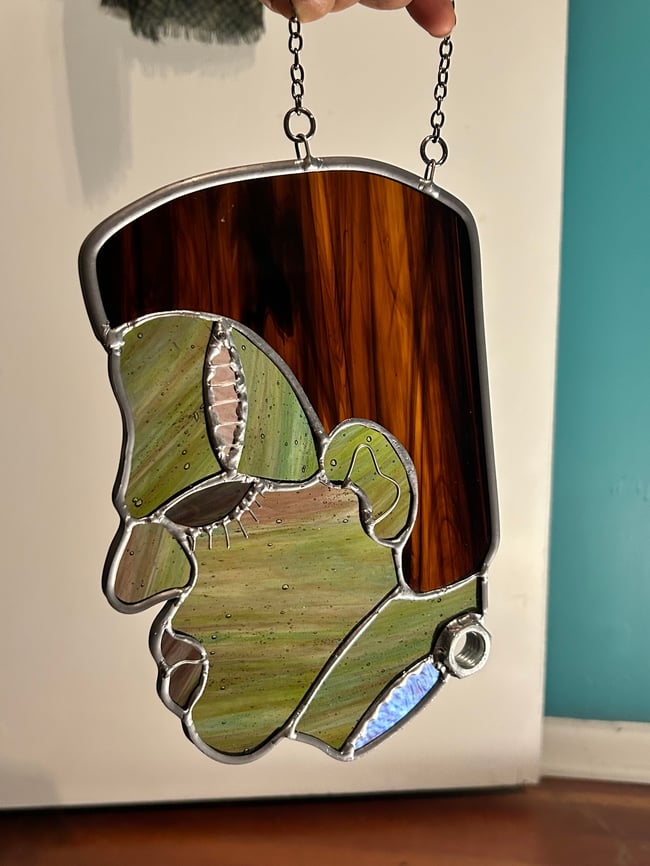 Frankenstein’s creation D green