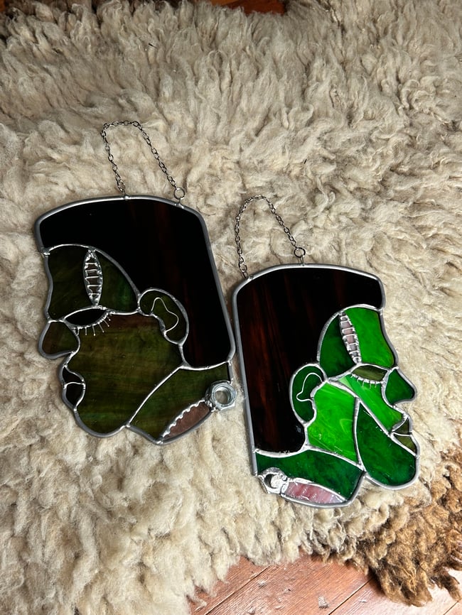 Frankenstein’s creation D green