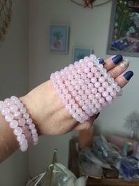 Image 1 of Rose quartz bacelet