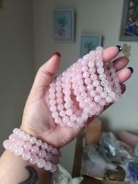 Image 2 of Rose quartz bacelet