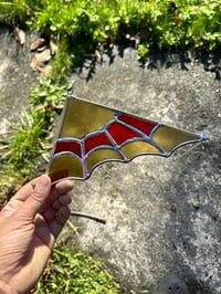 Image 3 of Red & gold web 