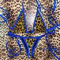 Image 2 of ଘ(ᵕ˵ ૩ᵕ)☆゚leopard and royal blue <3 various sizes **