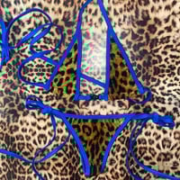 Image 4 of ଘ(ᵕ˵ ૩ᵕ)☆゚leopard and royal blue <3 various sizes **