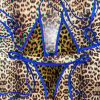 Image 1 of ଘ(ᵕ˵ ૩ᵕ)☆゚leopard and royal blue <3 various sizes **