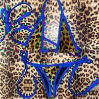 Image 5 of ଘ(ᵕ˵ ૩ᵕ)☆゚leopard and royal blue <3 various sizes **