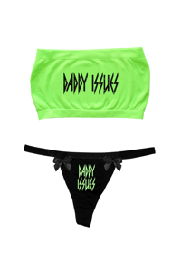 Image 2 of DADDY ISSUES NEON TUBE TOP SET