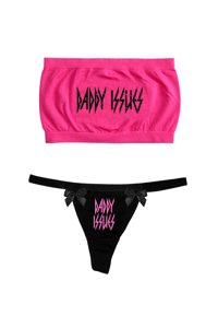 Image 4 of DADDY ISSUES NEON TUBE TOP SET