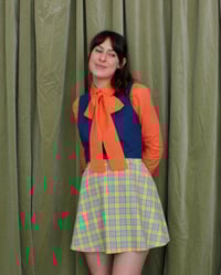 Image 4 of Marcia skirt - Yellow tartan
