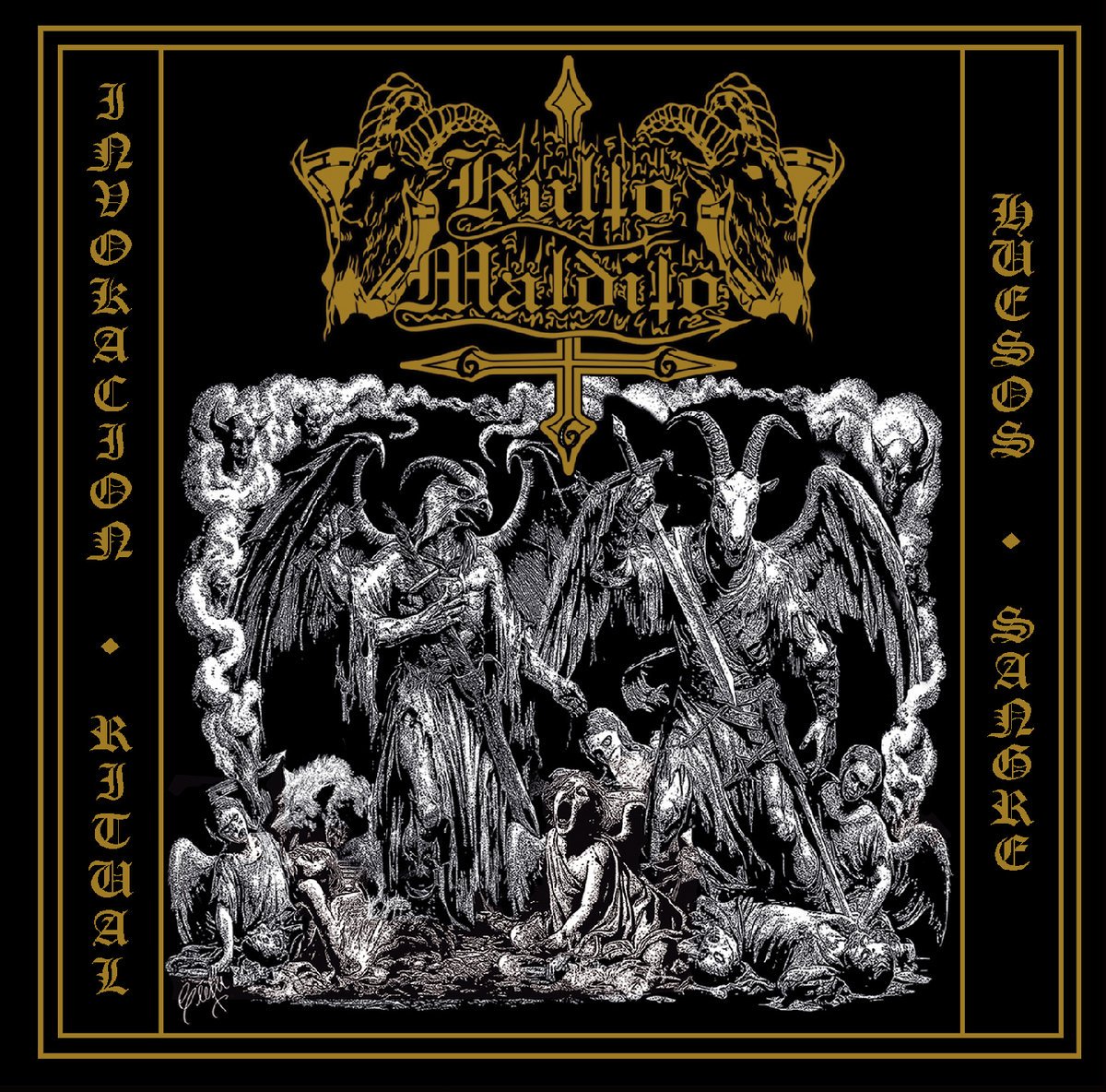 KULTO MALDITO - Invokacion.Ritual.Huesos.Sangre CD | Charnel Sanctum