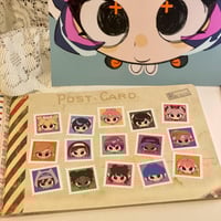 Image 1 of Overwatch 2 Mini Postage Stamp Stickers Packs(5 pcs) — Juno Mythic / LE SSERAFIM Pack 1 / Pack 2