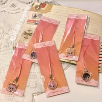 Image 3 of Overwatch2 mini Phone Charm - Juno Heart of Hope Mythic Skin - 2cm Rainbow Acrylic, Matching Strap