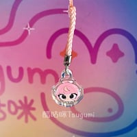 Image 5 of Overwatch2 mini Phone Charm - Juno Heart of Hope Mythic Skin - 2cm Rainbow Acrylic, Matching Strap