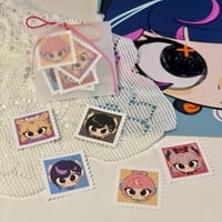 Image 5 of Overwatch 2 Mini Postage Stamp Stickers Packs(5 pcs) — Juno Mythic / LE SSERAFIM Pack 1 / Pack 2
