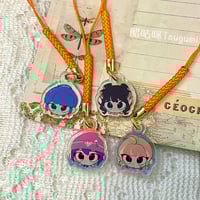 Image 5 of Overwatch2 mini Phone Charm - LE SSERAFIM Juno / Kiriko / DV.a / Mercy - Sakura Mercy - 2cm Rainb...