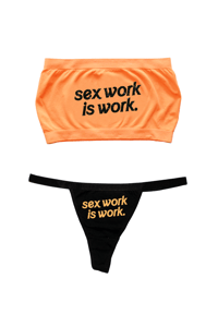 Image 4 of WORK IS WORK NEON TUBE TOP SET