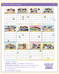 Image 3 of MEMORI2.ZIP 2026 DESK CALENDAR