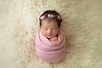 Image 3 of halo cerise et vieux rose