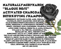 Image 2 of “BLAQUE ROSE” Activated Charcoal Detoxifying Shampoo 8oz 