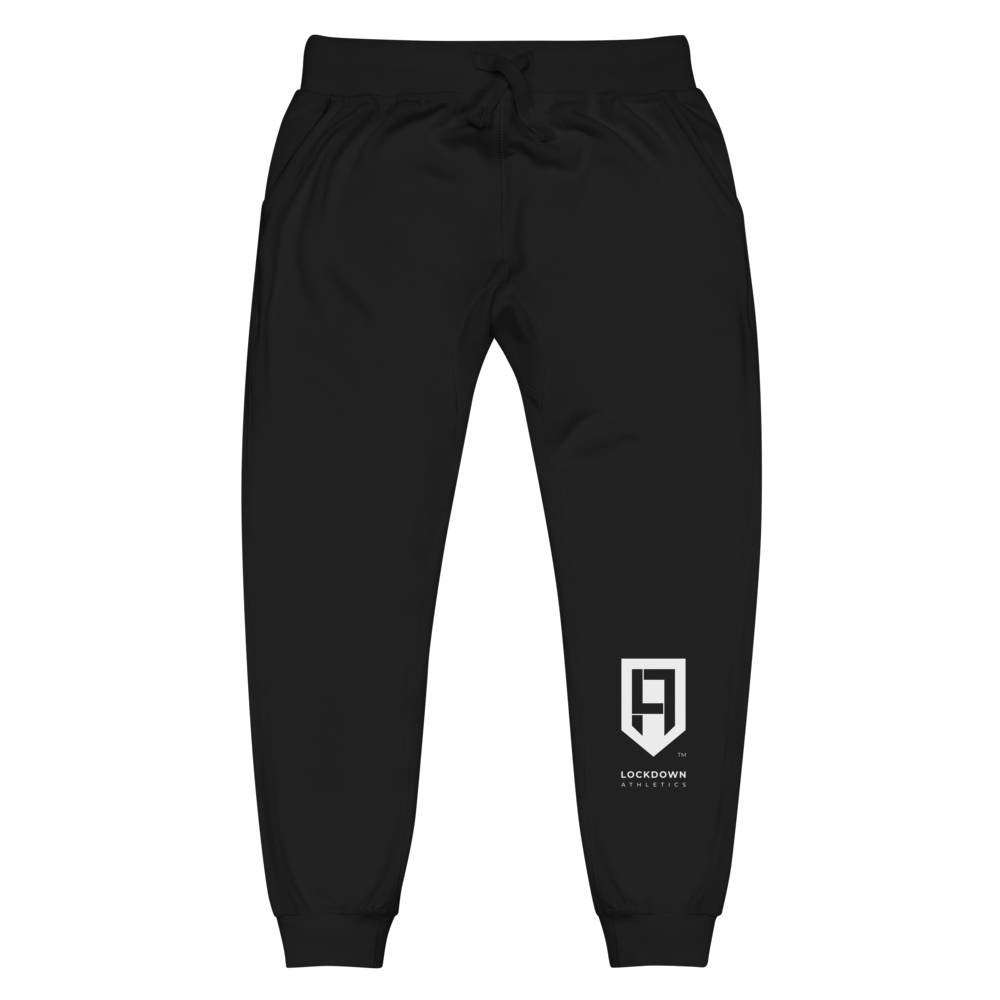 Image of White Shield Unisex Fleece Sweatpants