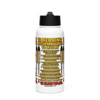 Image 2 of Stainless steel water bottle with a straw lid