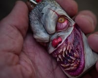 Image 9 of Pennywise- collectible Bic lighter sleeve, original sculpt, functional art OOAK