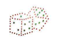 Image 3 of RHINESTONES BAGGY DENIM SHORTS