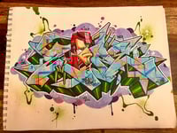 Image 1 of 14 x 11” Zone black book page 