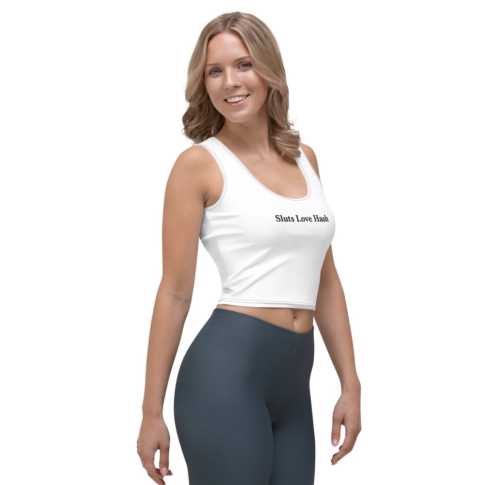 Image of Sluts Love Hash Crop Top