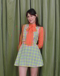 Image 8 of Sherbet flower button bow blouse