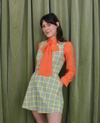 Image 9 of Sherbet flower button bow blouse