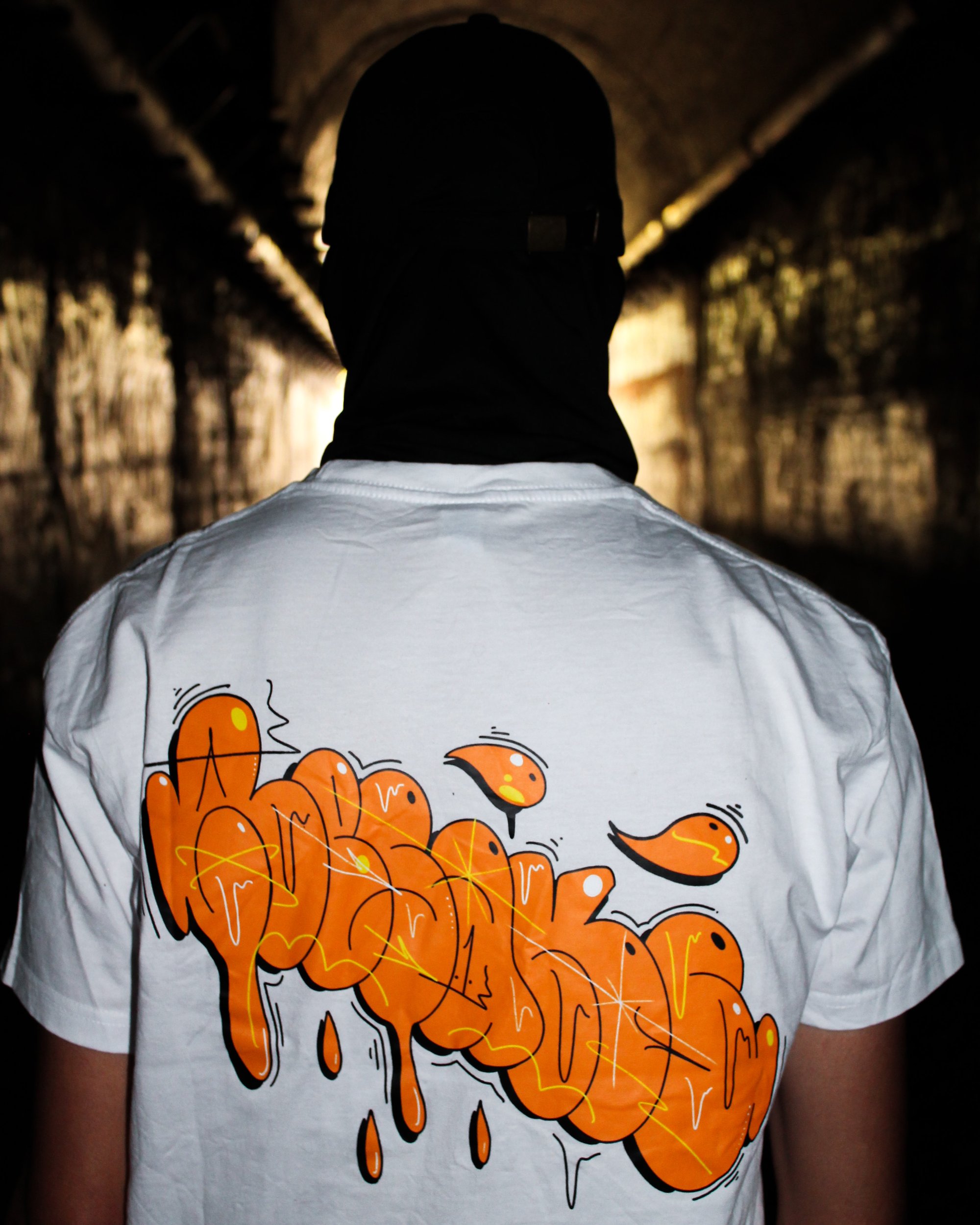Orange Graffiti Throw-Up T-Shirt By Resaks | Resaks Orange Graffiti Throw-Up T-Shirt By Resaks | Resaks